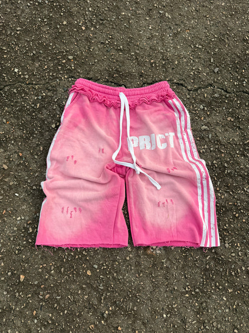 ‘PRJCT’ Fleece Shorts Pink