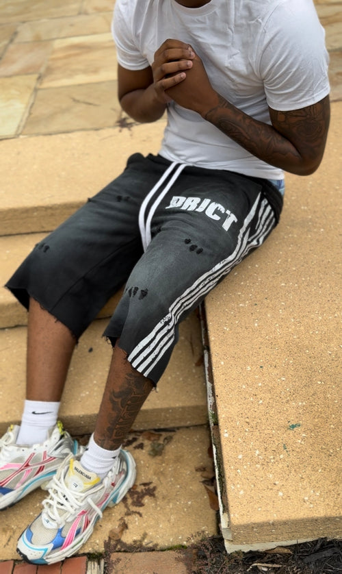 ‘PRJCT’ Fleece Shorts Black